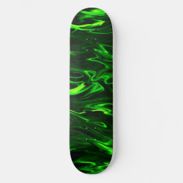 Pavimento de skate de onda verde
