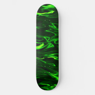 Pavimento de skate de onda verde