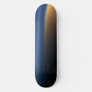 Pavimento de skate de risco laranja e azul