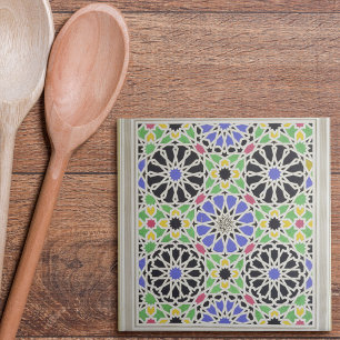 Pavimento mosaico no camarim do Sultão