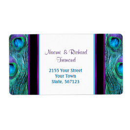 Pavock Feather Drama - Etiqueta de Endereço