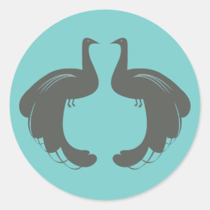 PAVÕES em etiquetas CINZENTAS