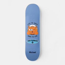 Paw Purralta Cartoon Gato Senor Gato Skateboard