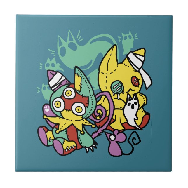 Paw-sitively Frightful | Monstrous Cats Halloween  (Frente)