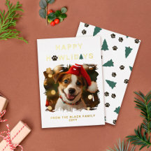 Paw Spruces Happy Howlidays Dog Christmas