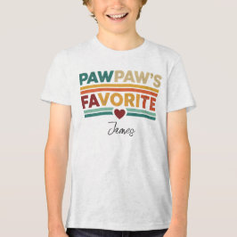 Pawpaw's Favorite Retro Simple Modern Script Name