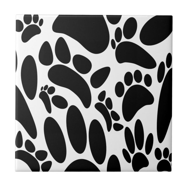 Pawprint do abstrato (Frente)