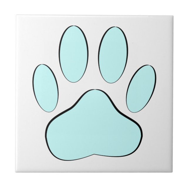 Pawprint do Cachorro Azul (Frente)