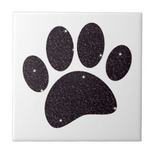 Pawprint do Cachorro Negro