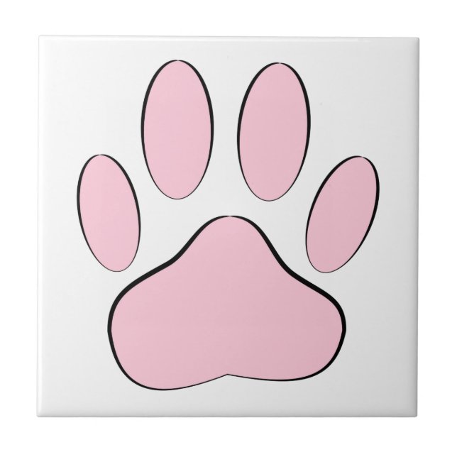 Pawprint do Cachorro Rosa Bebês (Frente)