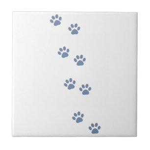 pawprints do gato do cão de animais de estimação
