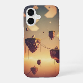 Paysage Fantaisie Pixel-Arcade Vintage