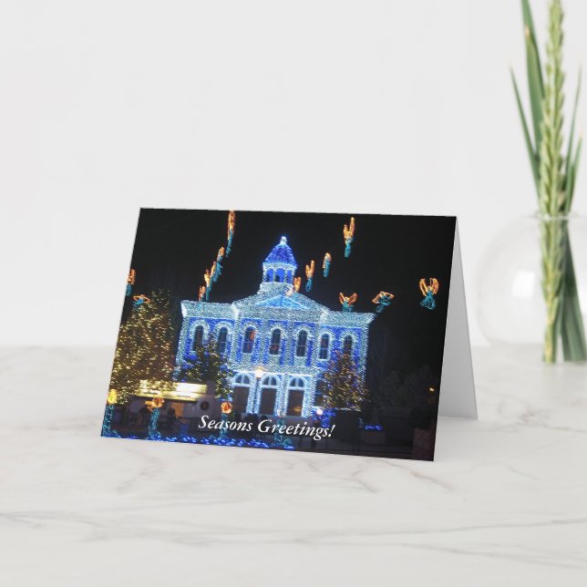 Paz & alegria do cartão de Natal CMTA (Frente)