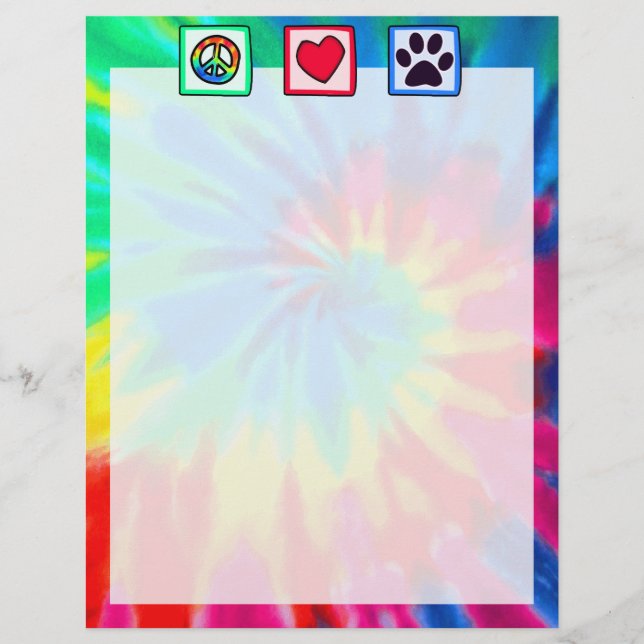 Paz, Amor, Cachorro; Pawprint (Frente)