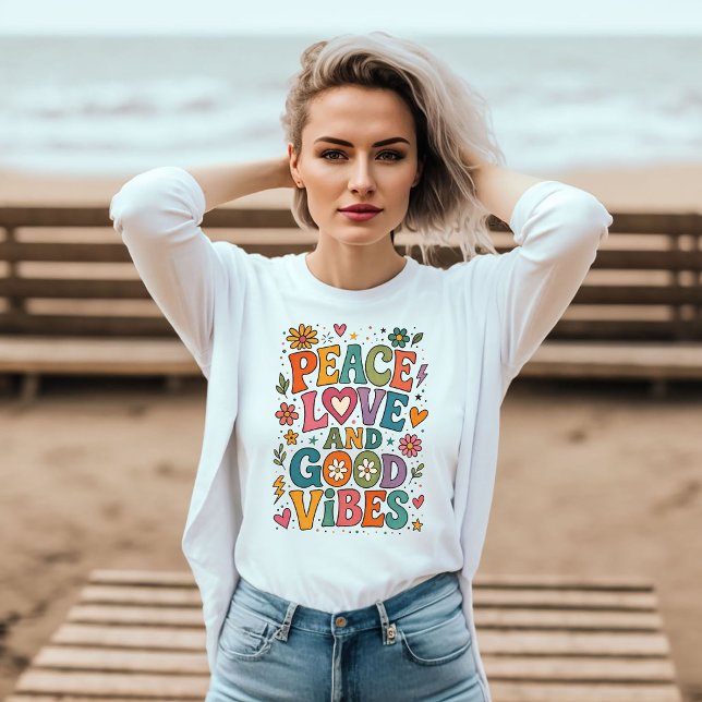 Paz, Amor e Boas Vibrações Retro (Criador carregado)