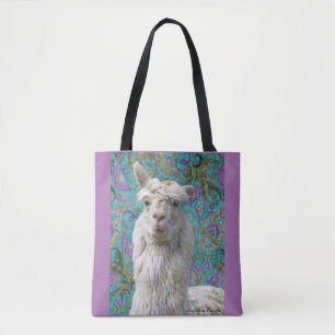 Paz, Amor e Paisleys Tote Bag