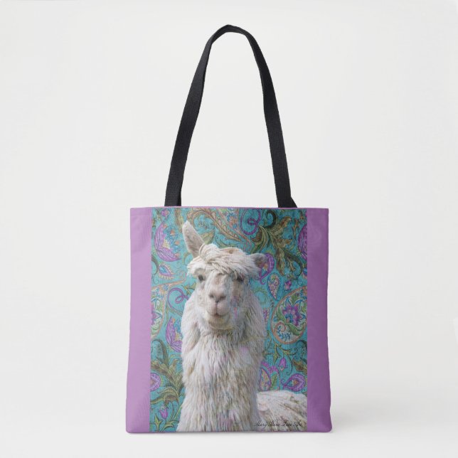 Paz, Amor e Paisleys Tote Bag (Frente)