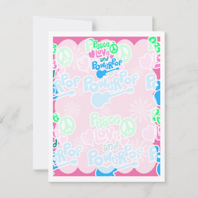 Paz, Amor e Powerpop (Frente)