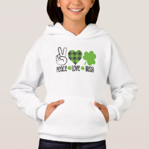 Paz Amor Irlandês Design do Dia de São Patrício-66