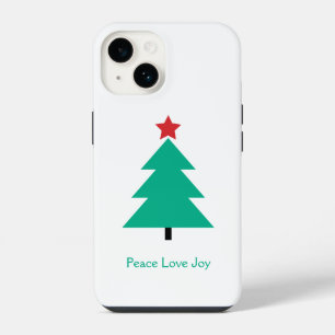 Paz Amor Joy Árvore de Natal Personalizável