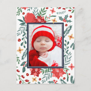 Paz Amor Joy Cartão de Férias Fotográficas