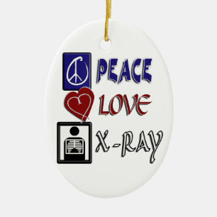 PAZ, AMOR, RAIO X - ENFEITES DE NATAL