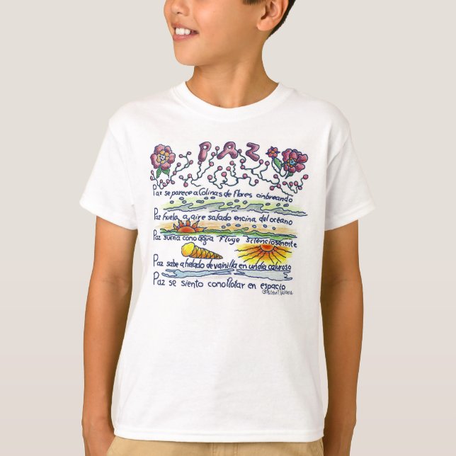 Paz, camisa da paz (Frente)