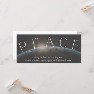 Paz Cristã no Natal da Passagem da Bíblia da Terra