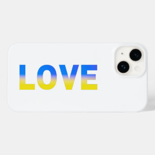 Paz de amor azul e amarelo Ucrânia Inspirou modern