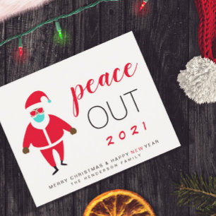Paz do Papai Noel Negro 2021 Natal e Ano Novo Engr