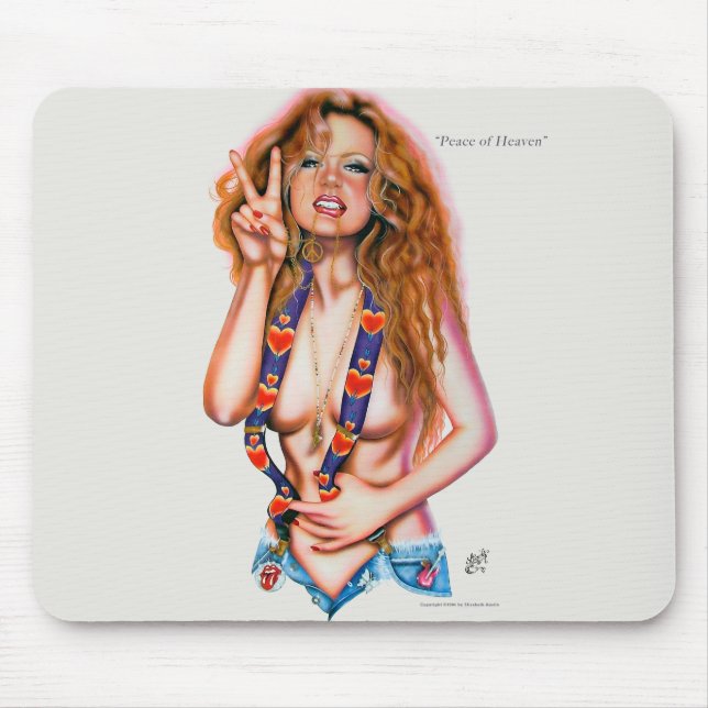 Paz do Pinup Mousepad do céu (Frente)