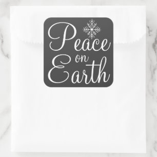 Paz do quadro em etiquetas da terra