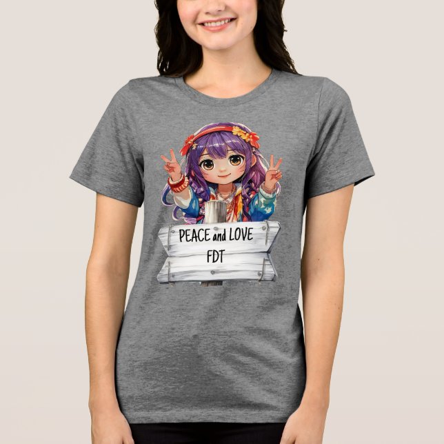 Paz e Amor Anti-Trump Merch (Frente)