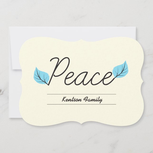 paz e folhas (Frente)