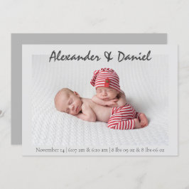 Paz e Joy | Anúncio de Nascimento dos Twin Boys