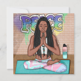 Paz e Meditação de Arte Urbana