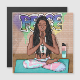 Paz e Meditação de Arte Urbana