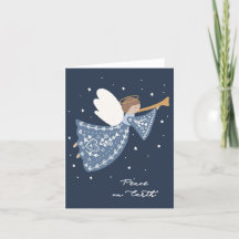 Paz em Cartões de natal Anjos do Natal