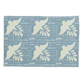 PAZ em muitos idiomas capas de travesseiro persona