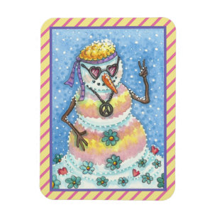 PAZ GROOVY do BONECO DE NEVE no ÍMÃ Rec do NATAL