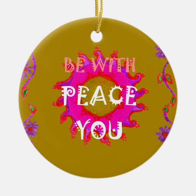 Paz Inspiradora Esteja Com Sua Arte Design vetoria (Frente)