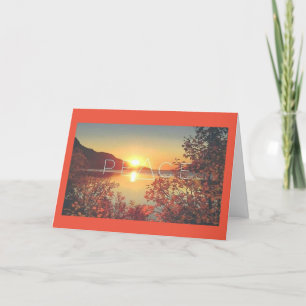 PAZ, JOY, AMOR E Cartão de Ressor