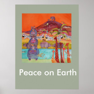 Paz na Poster da Terra