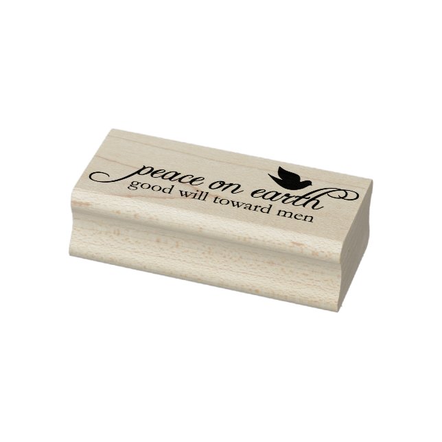 Paz na Terra Carimbo de Arte da Borracha (Carimbo)