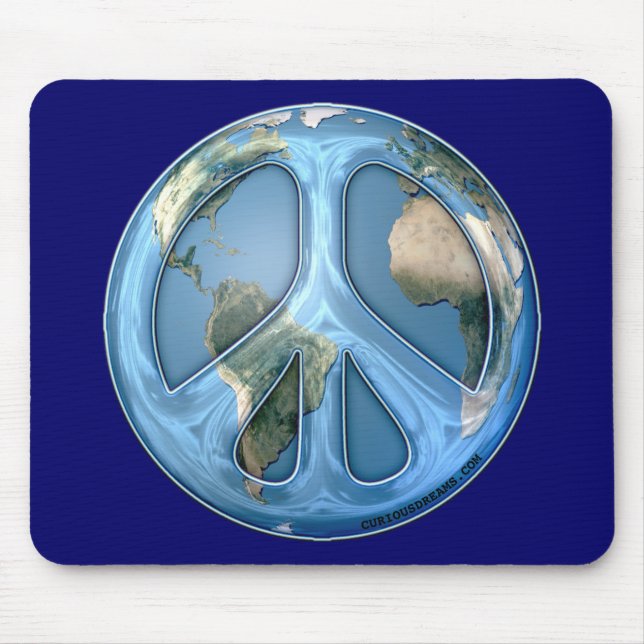 Paz na terra Mousepad (Frente)