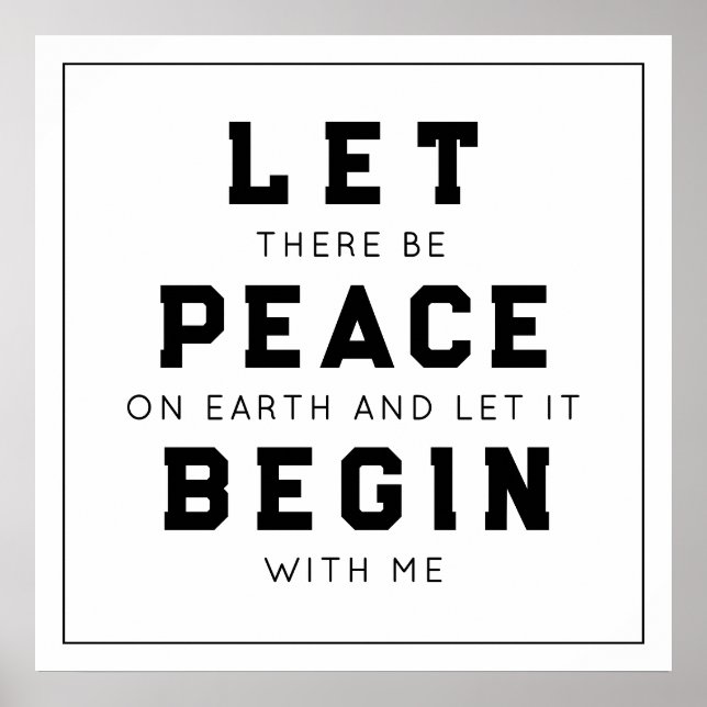 Paz na Terra Poster (Frente)