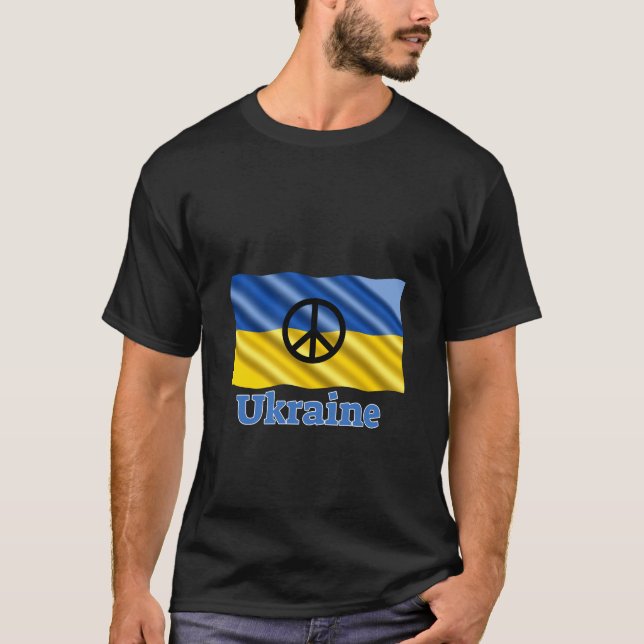Paz na Ucrânia - Camisa de Paz e Amor (Frente)