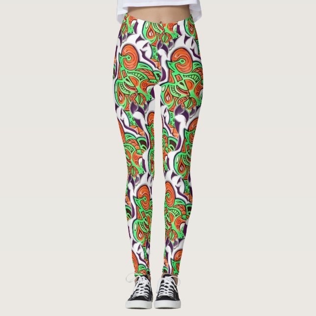 PAZ NEGRA - Fruta do Espírito - Leggings (Frente)