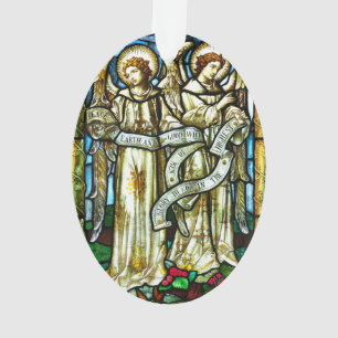 Paz no Enfeites de natal dos Anjos da Terra