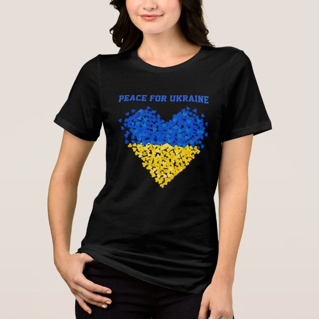 Paz para a Ucrânia. Amor. Coração.  (Frente)